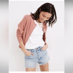 NWOT Madewell Relaxed Denim Shorts. Size 26